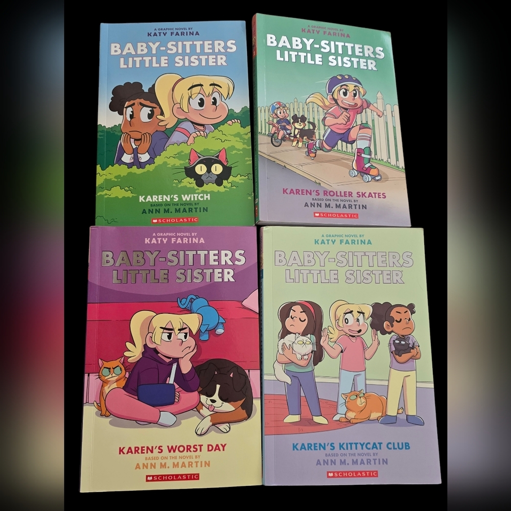 Scholastic Baby-Sitters Little Sister Graphic Novels - Colorful Set